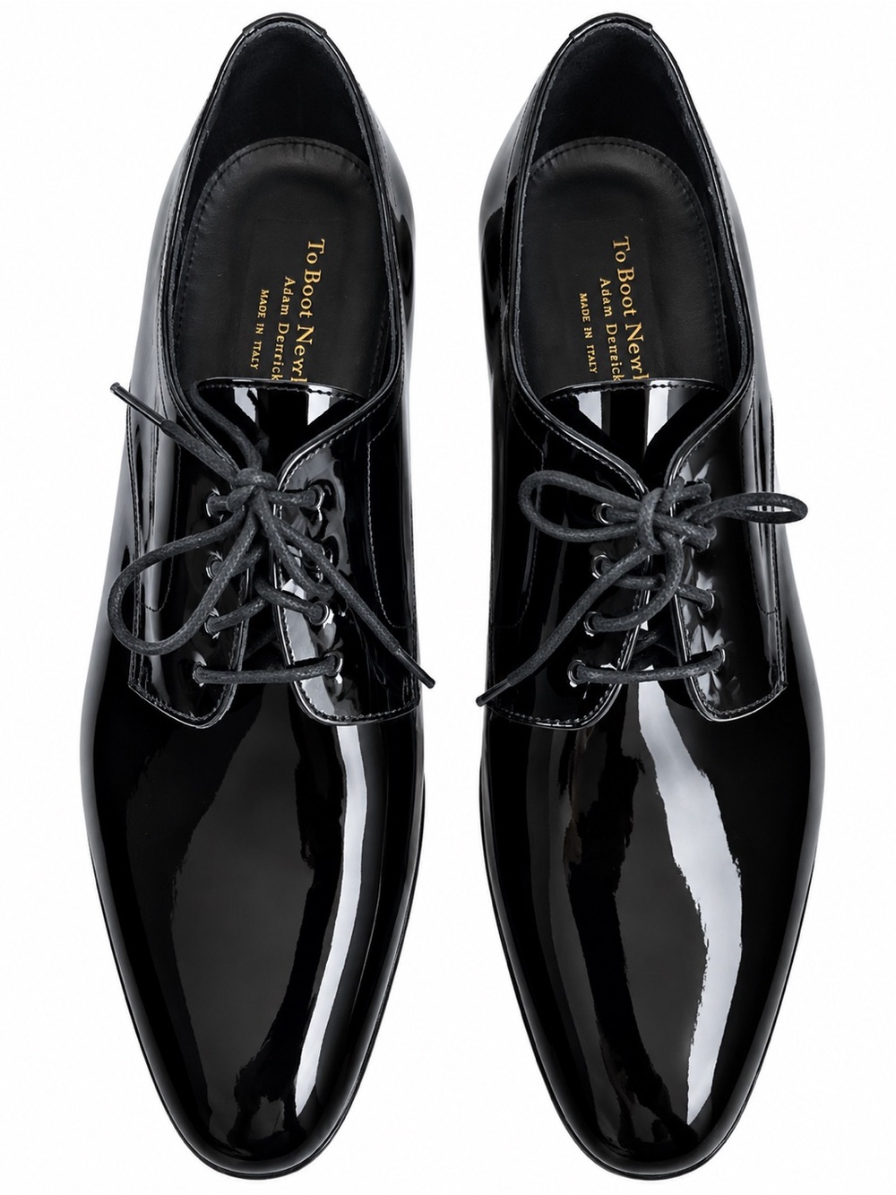 To Boot New York Men's Aalborg Patent Leather Plain Toe Oxfords SIZE:10